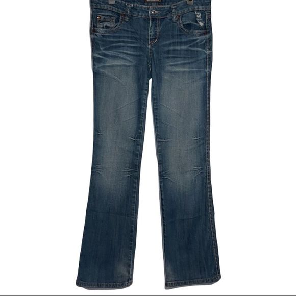 Underground Soul Denim Jeans Women’s Size 11 Low Rise Bootcut Pants - Picture 2 of 8